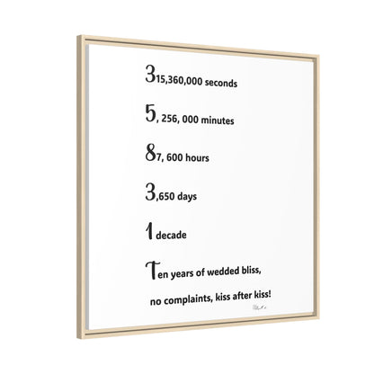 Matte Canvas, Framed (Multi-color)