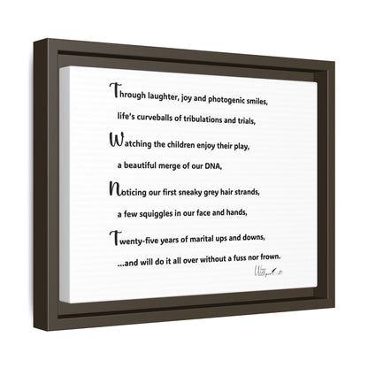 Matte Canvas, Framed (Multi-color)