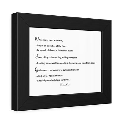 Framed Paper Posters