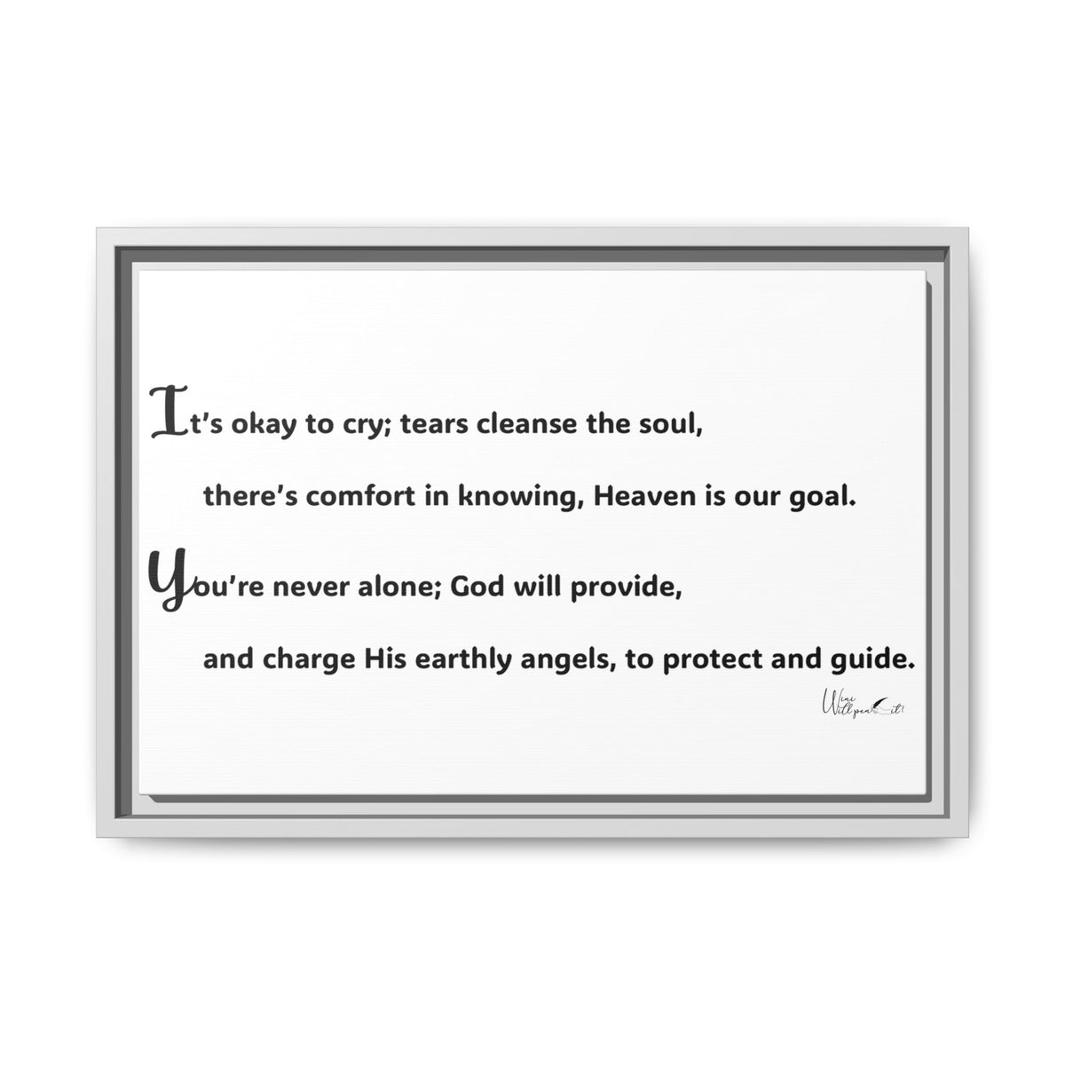 Matte Canvas, Framed (Multi-color)
