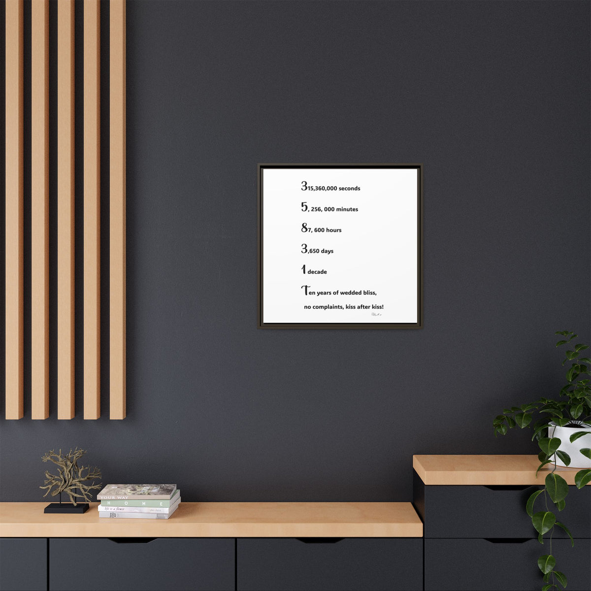Matte Canvas, Framed (Multi-color)