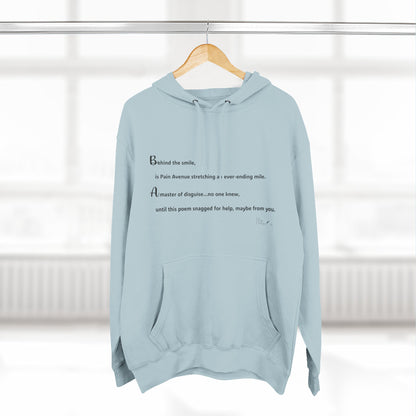 Three-Panel Fleece Hoodie