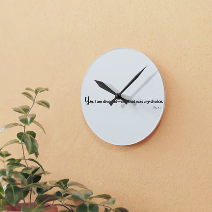 Acrylic Wall Clock