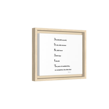 Matte Canvas, Framed (Multi-color)