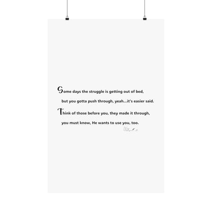 Matte Vertical Posters