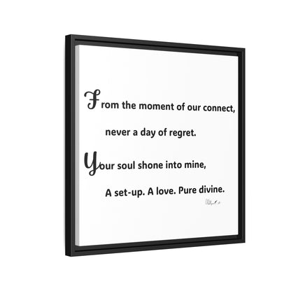 Matte Canvas, Framed (Multi-color)