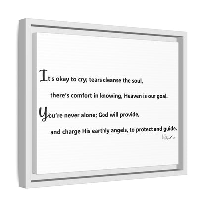 Matte Canvas, Framed (Multi-color)