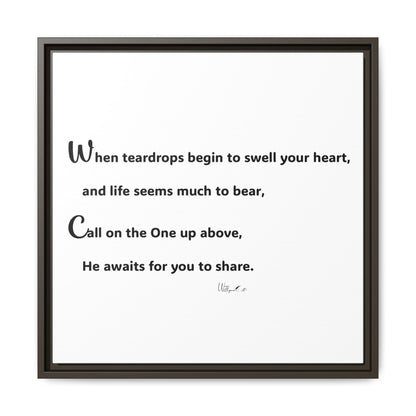 Matte Canvas, Framed (Multi-color)