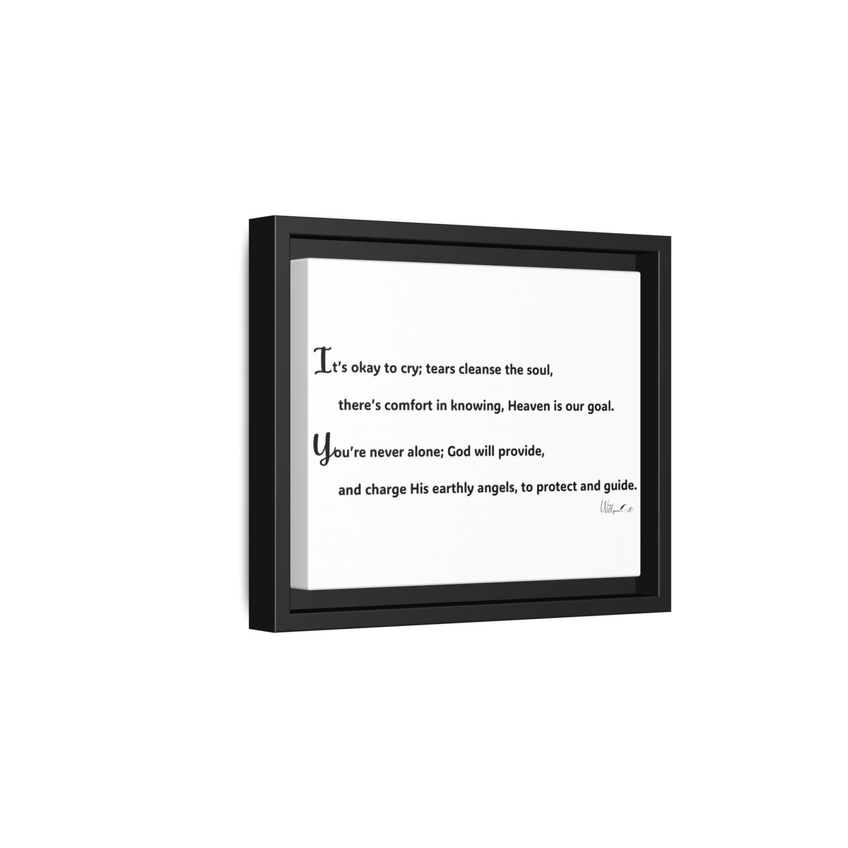 Matte Canvas, Framed (Multi-color)