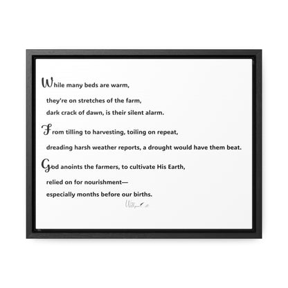 Gallery Canvas Wraps, Horizontal Frame