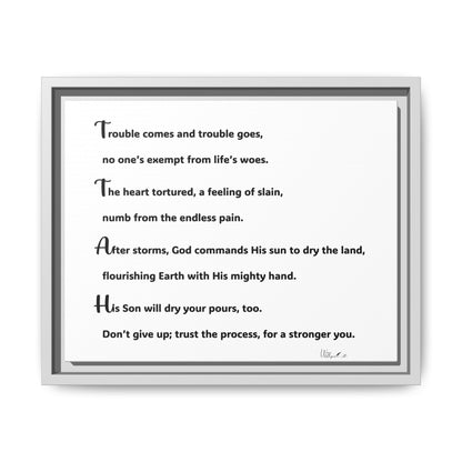 Matte Canvas, Framed (Multi-color)