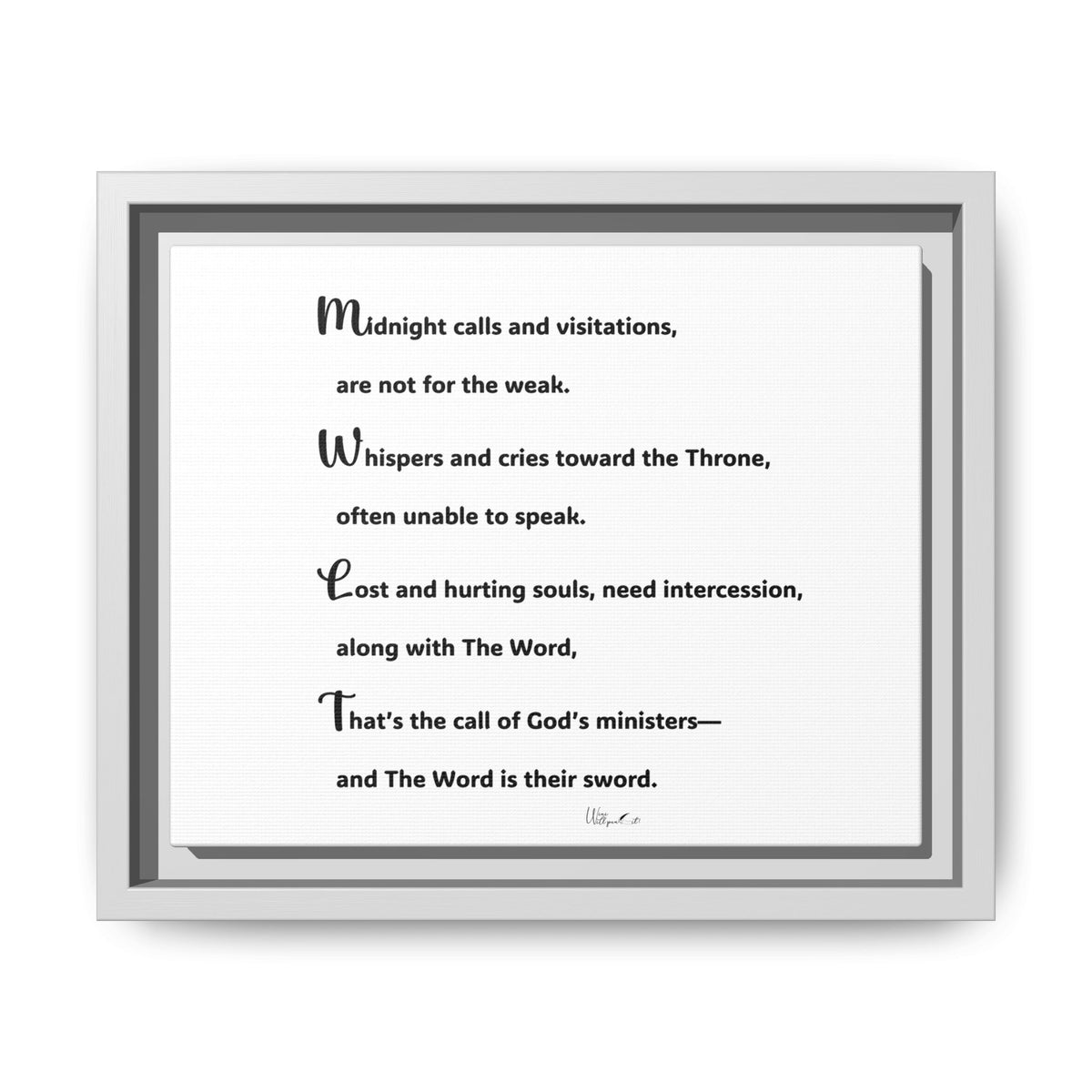 Matte Canvas, Framed (Multi-color)