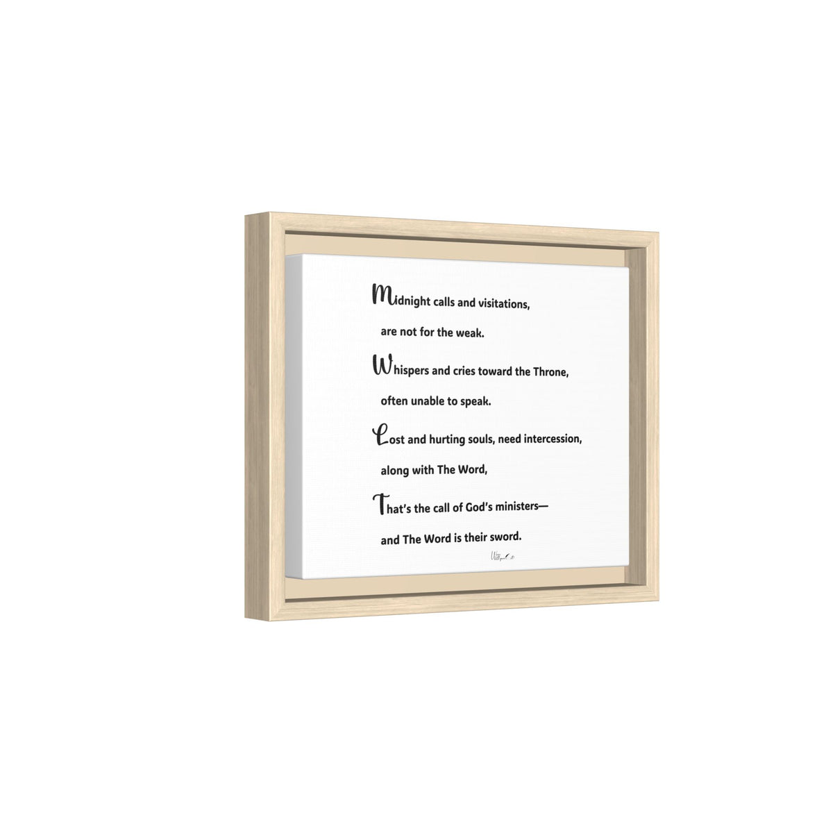 Matte Canvas, Framed (Multi-color)