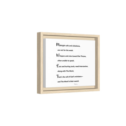 Matte Canvas, Framed (Multi-color)
