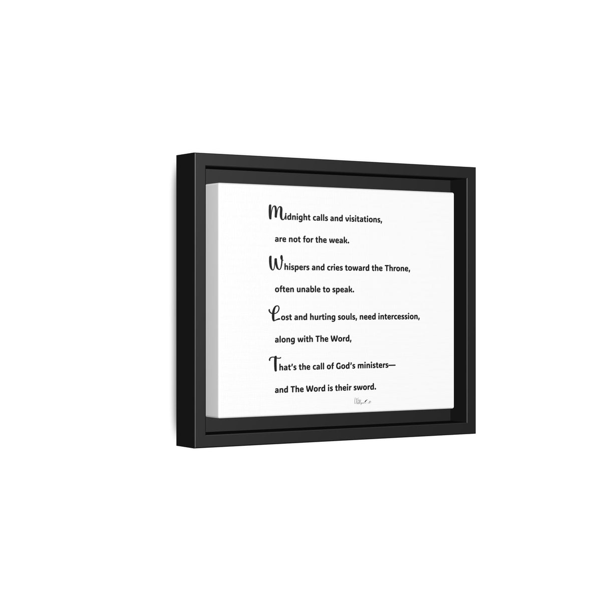 Matte Canvas, Framed (Multi-color)