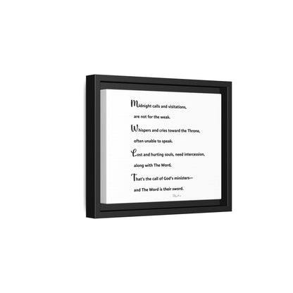 Matte Canvas, Framed (Multi-color)
