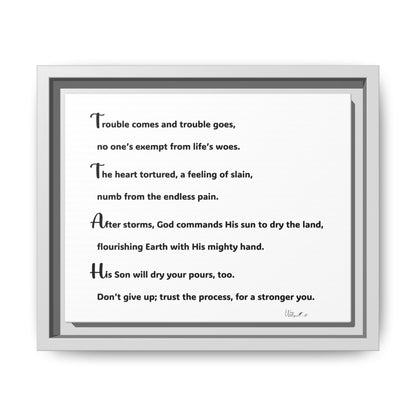Matte Canvas, Framed (Multi-color)