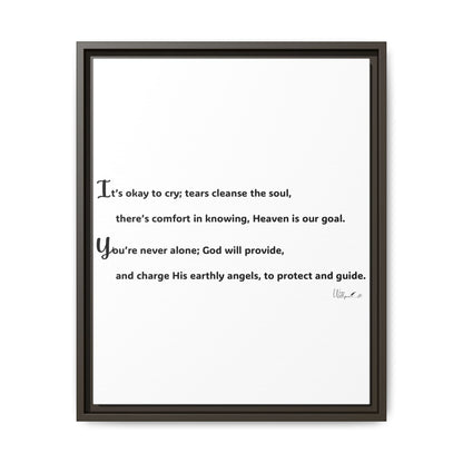 Matte Canvas, Framed (Multi-color)