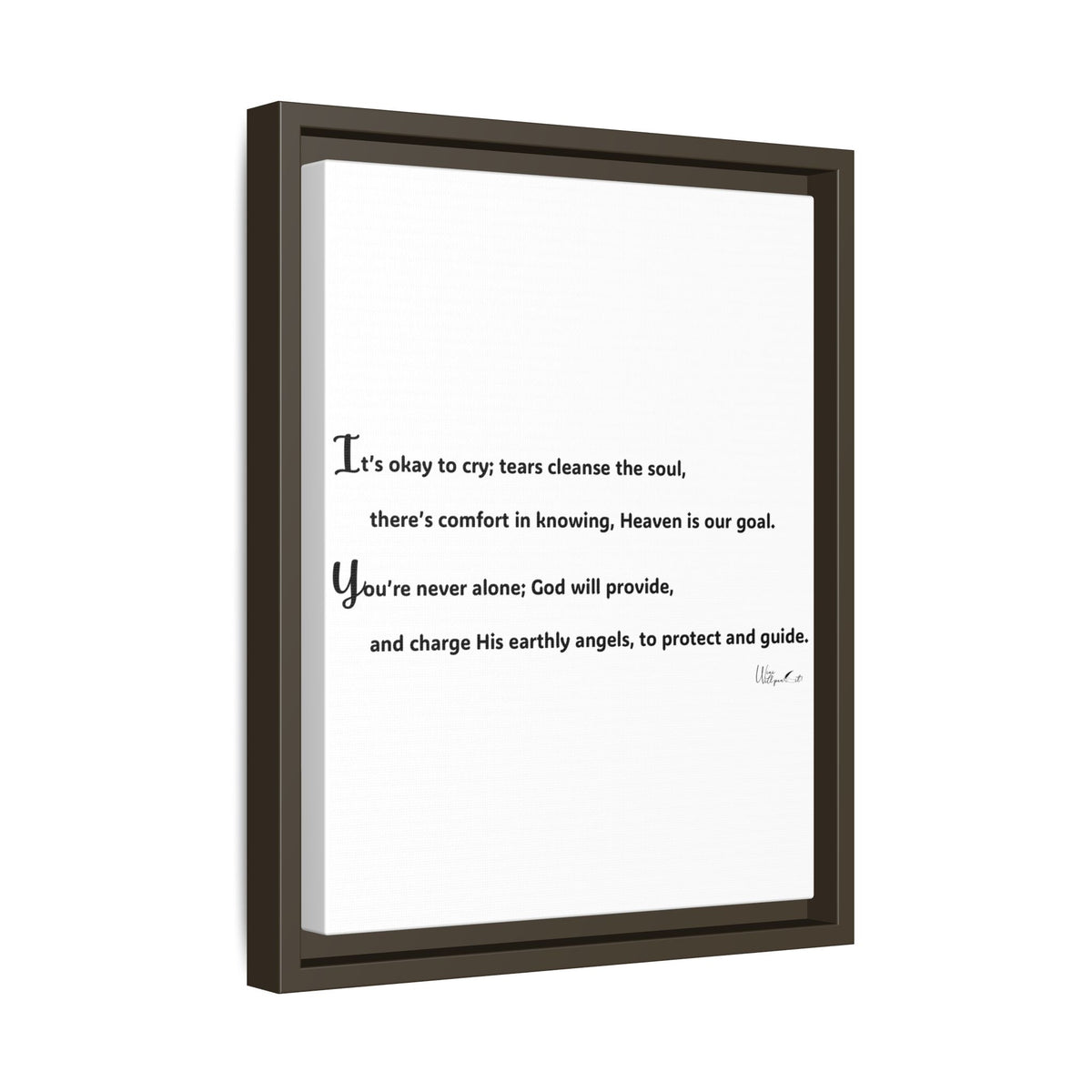Matte Canvas, Framed (Multi-color)