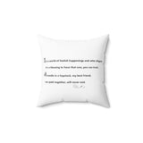 Spun Polyester Square Pillow