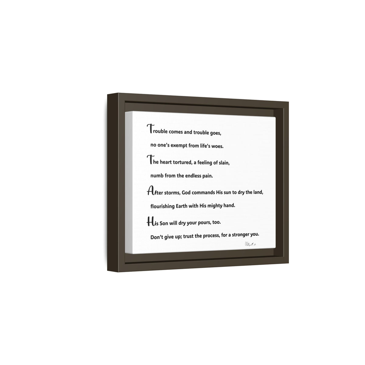 Matte Canvas, Framed (Multi-color)