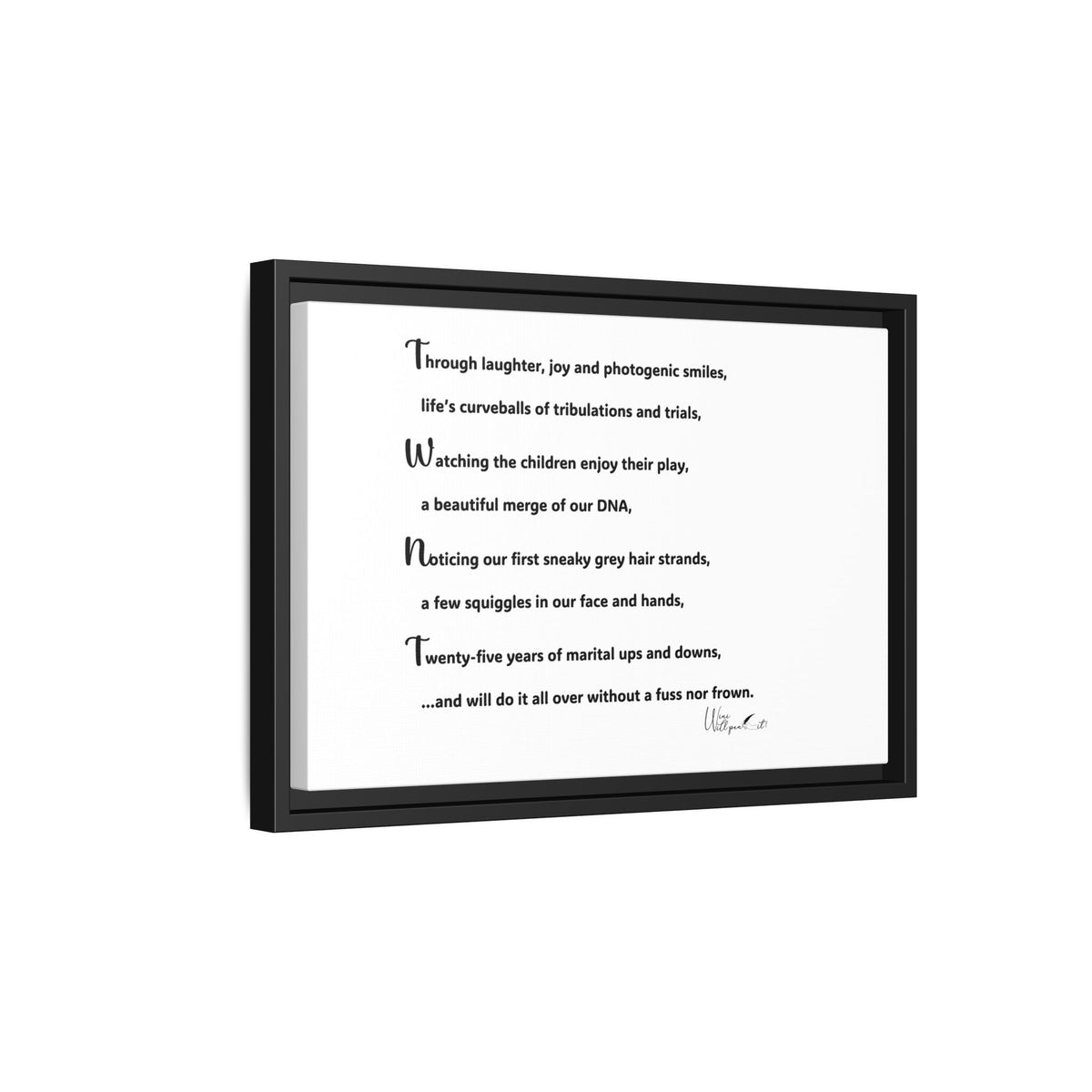 Matte Canvas, Framed (Multi-color)