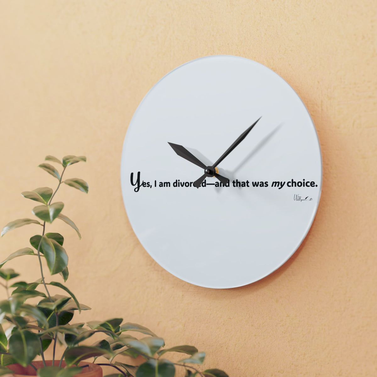 Acrylic Wall Clock