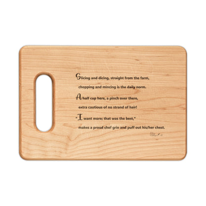 Wooden Cutting Board (Engraving)