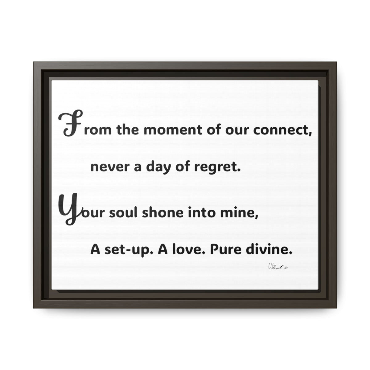 Matte Canvas, Framed (Multi-color)
