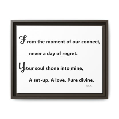 Matte Canvas, Framed (Multi-color)