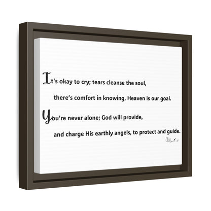 Matte Canvas, Framed (Multi-color)