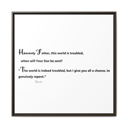 Matte Canvas, Framed (Multi-color)