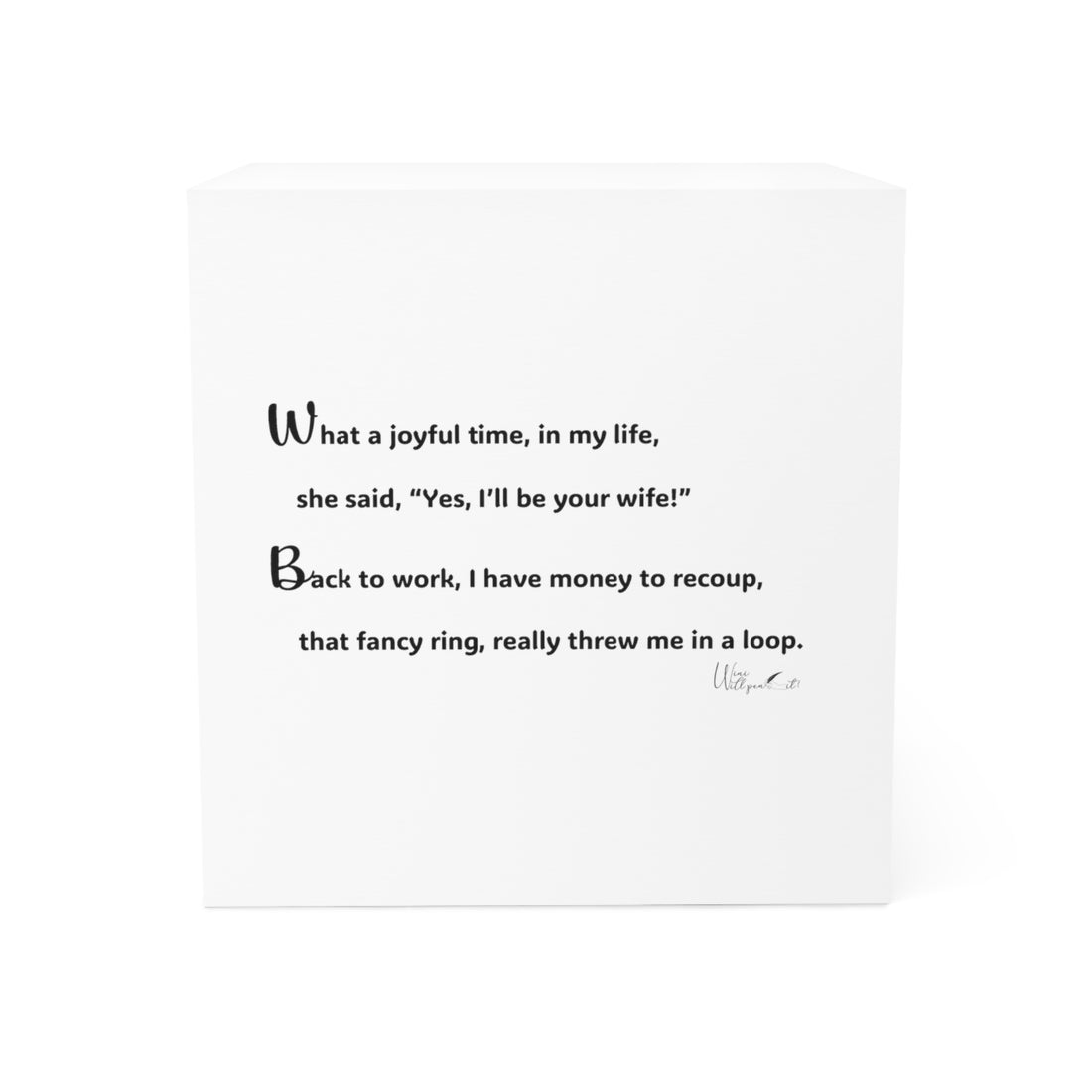 Note Cube