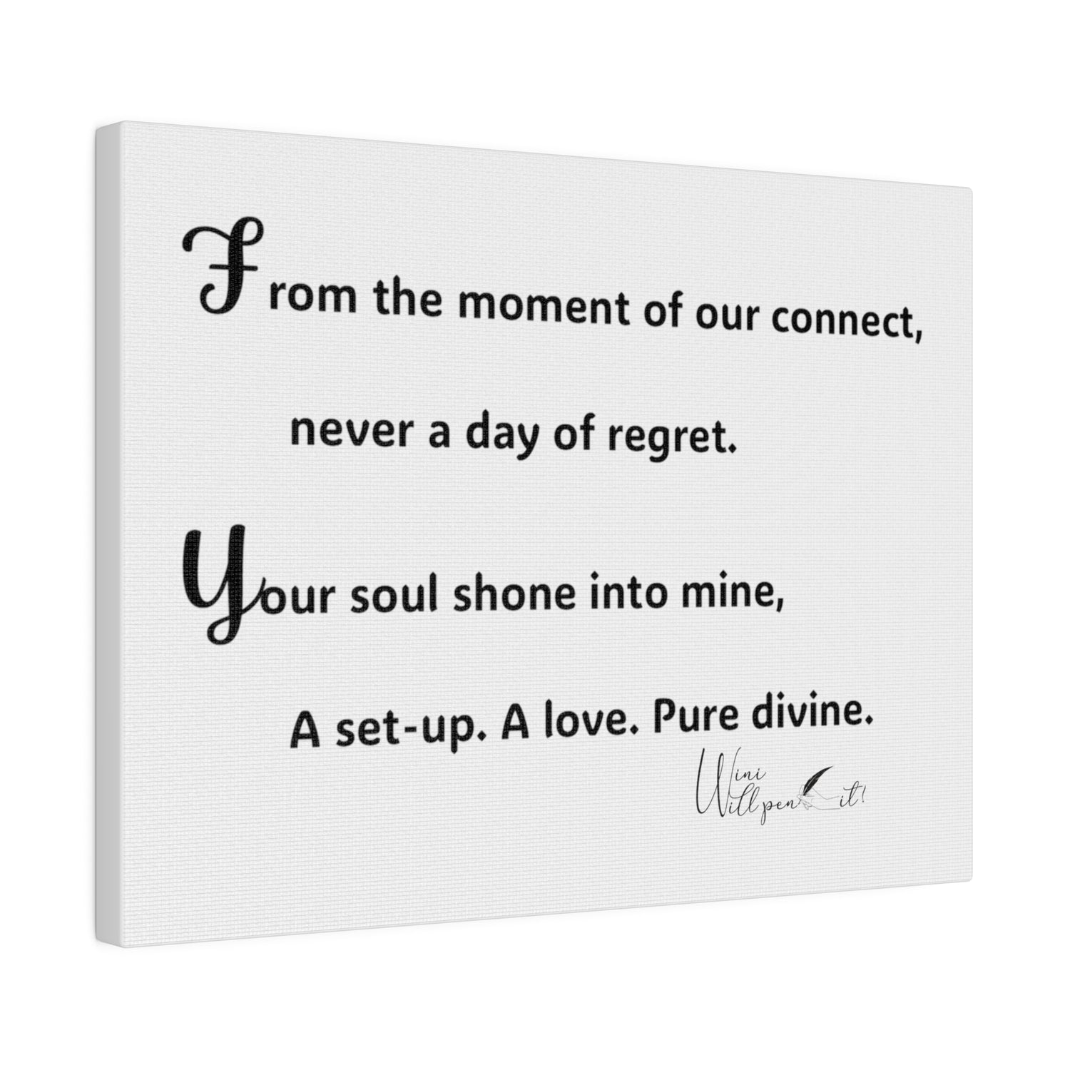 Matte Canvas, Stretched, 0.75&quot;