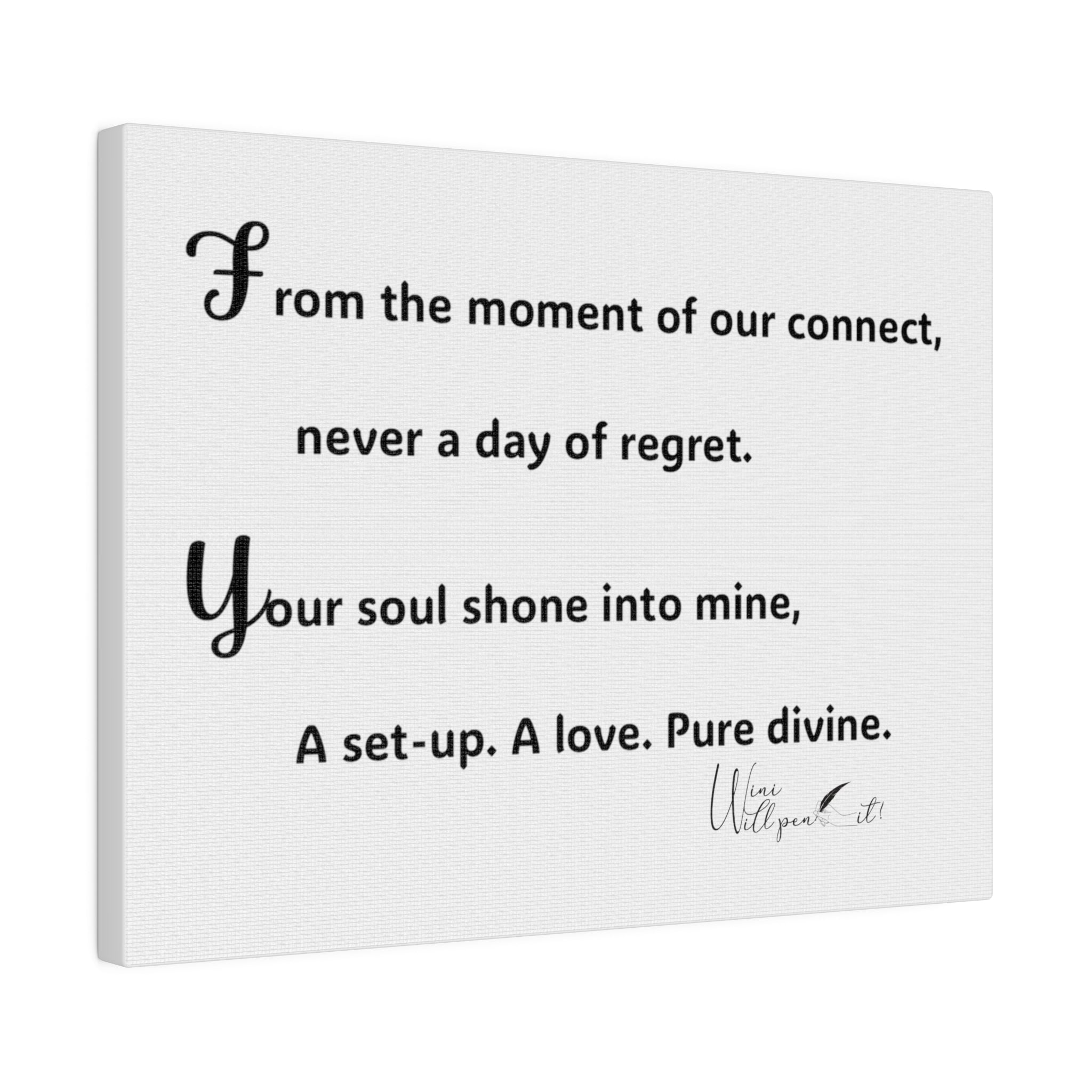 Matte Canvas, Stretched, 0.75&quot;