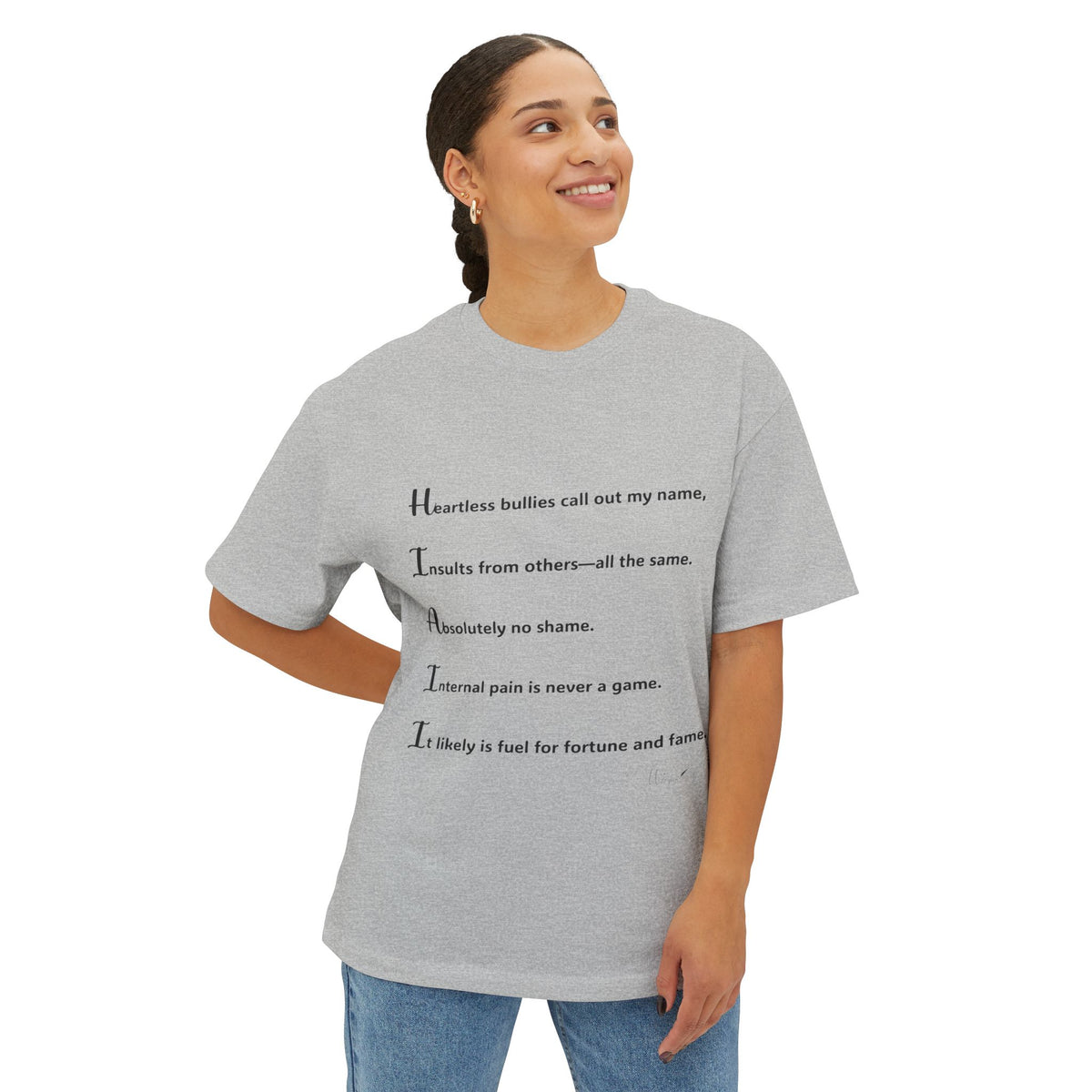 Unisex Oversized Boxy Tee