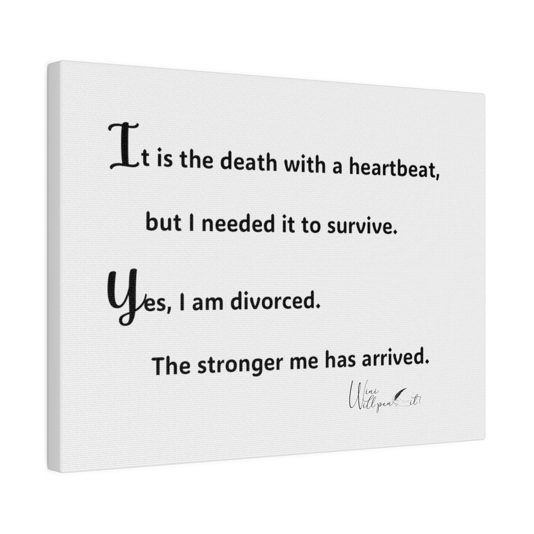 Matte Canvas, Stretched, 0.75&quot;