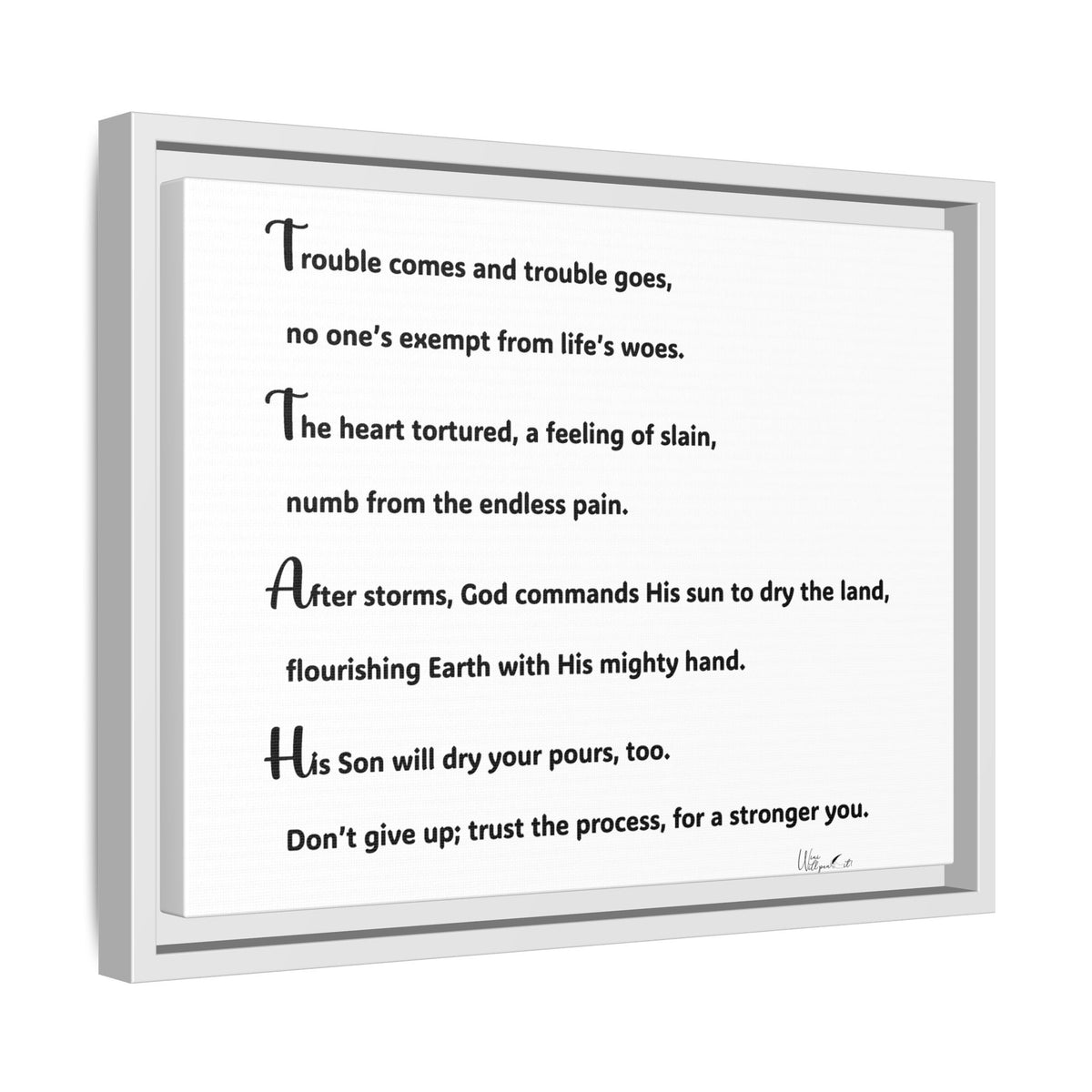 Matte Canvas, Framed (Multi-color)