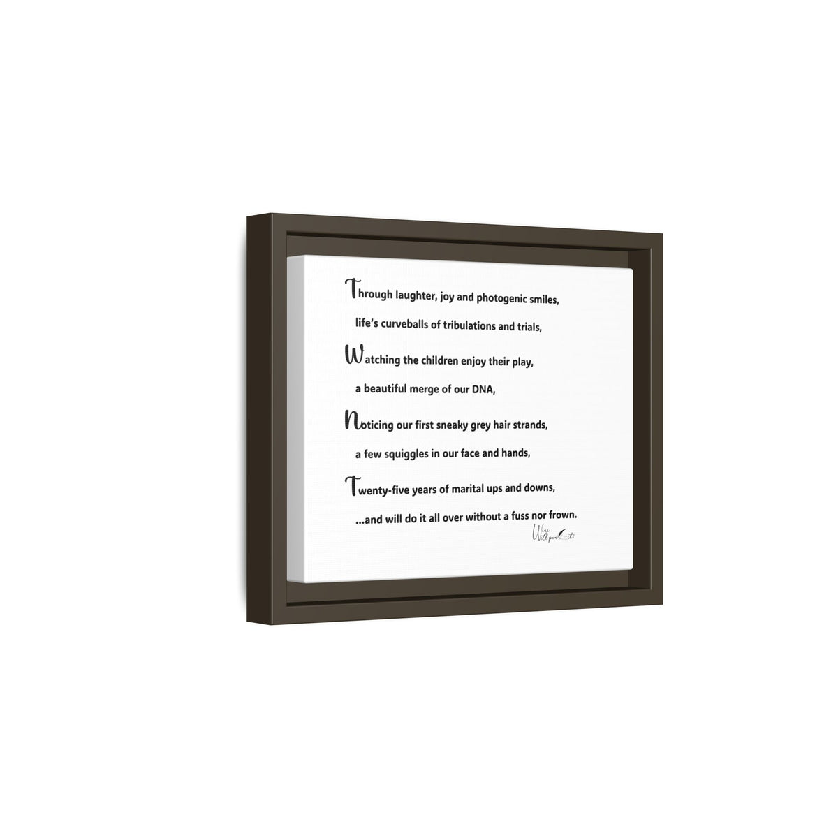 Matte Canvas, Framed (Multi-color)