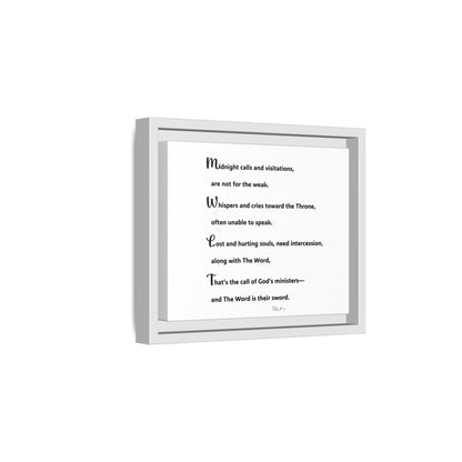 Matte Canvas, Framed (Multi-color)