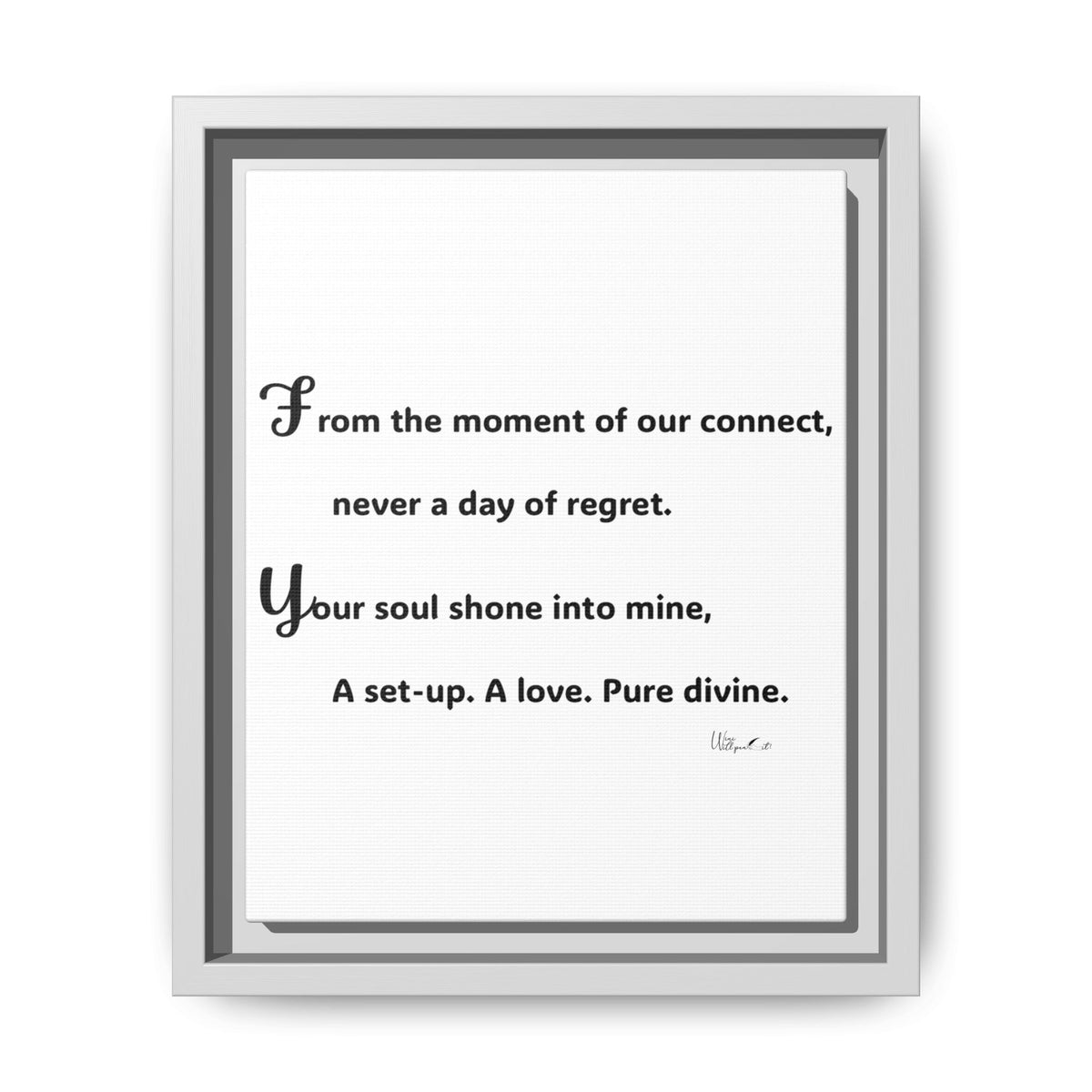 Matte Canvas, Framed (Multi-color)