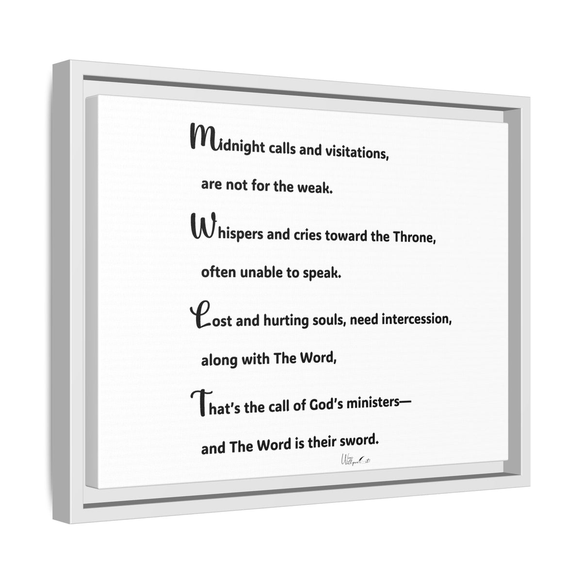 Matte Canvas, Framed (Multi-color)