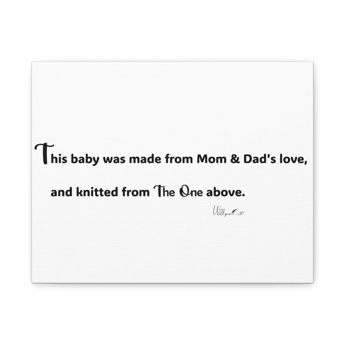 Matte Canvas, Stretched, 1.25"