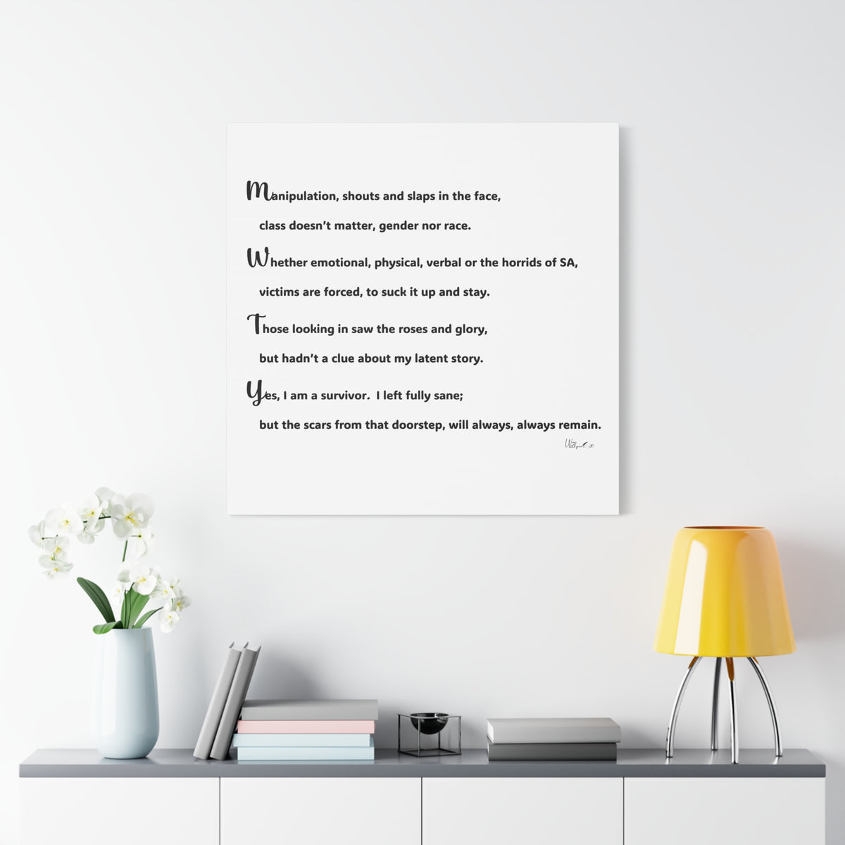 Matte Canvas, Stretched, 1.25"