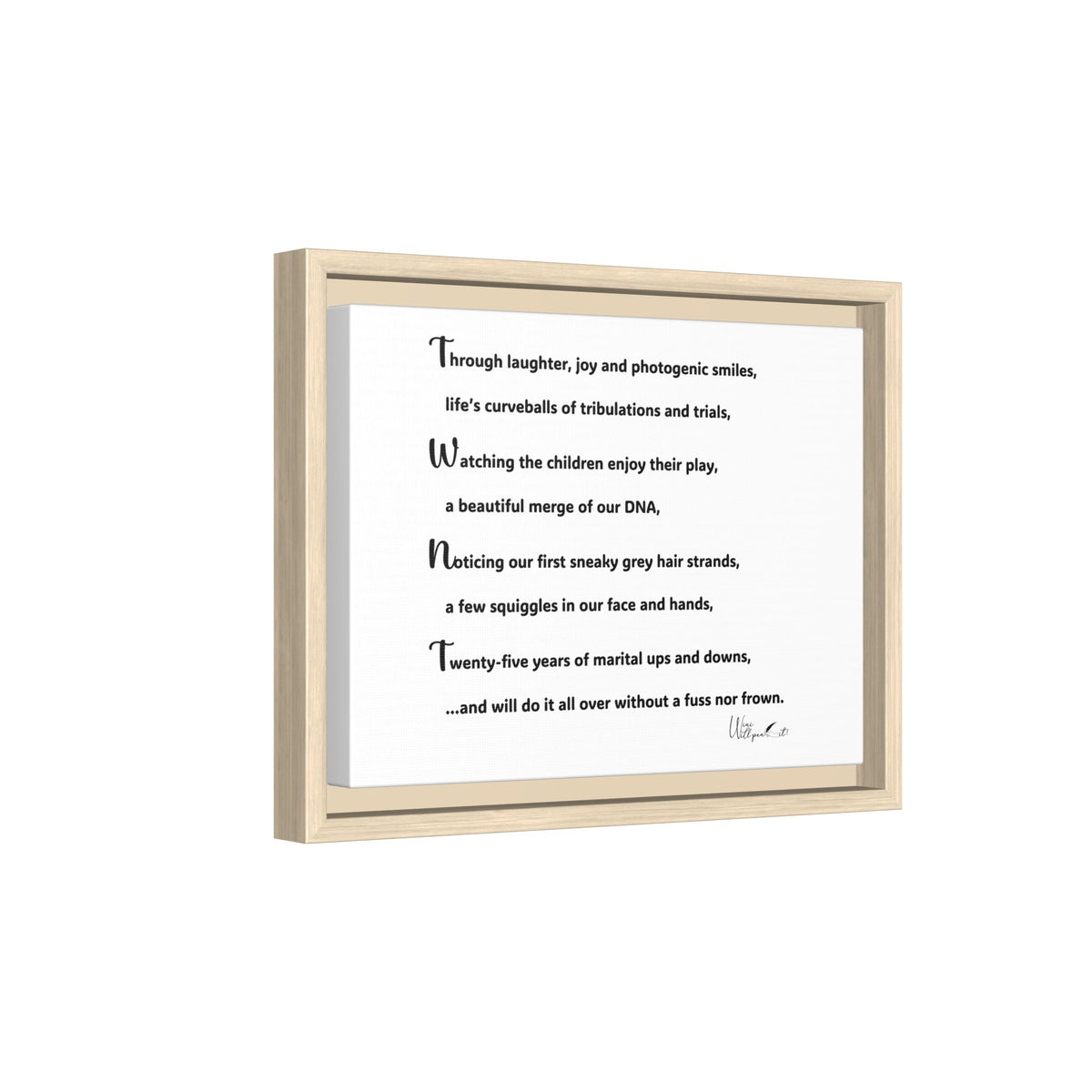 Matte Canvas, Framed (Multi-color)