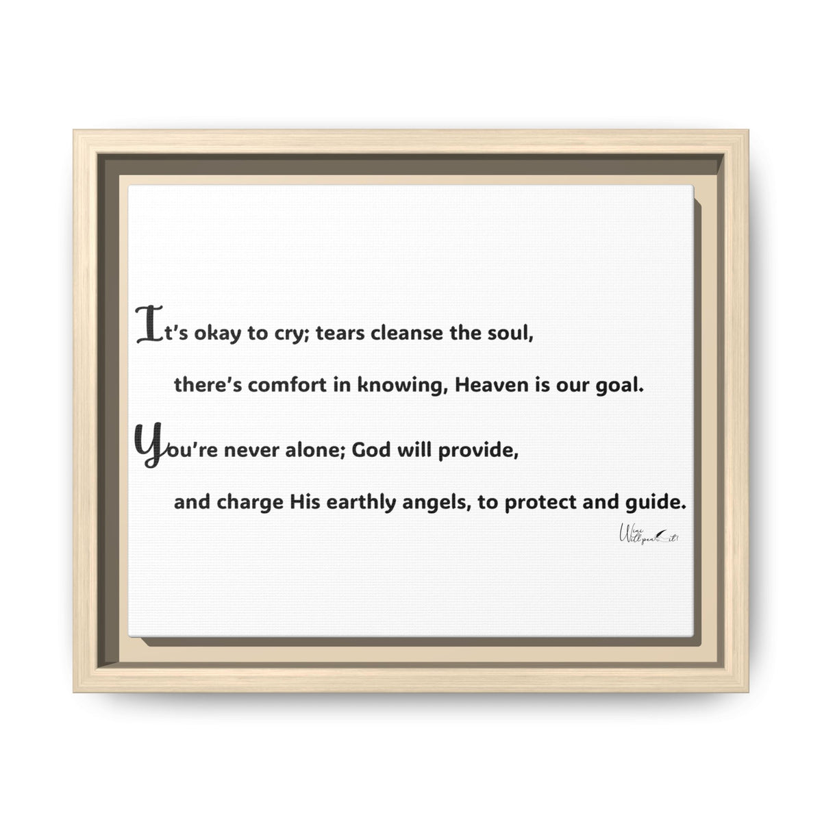 Matte Canvas, Framed (Multi-color)