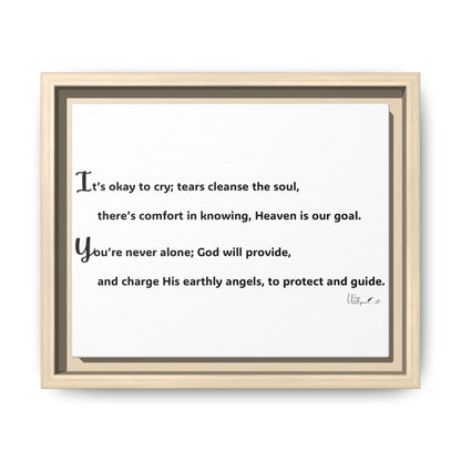 Matte Canvas, Framed (Multi-color)