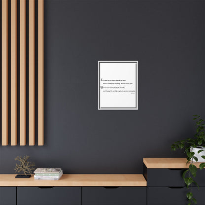 Matte Canvas, Framed (Multi-color)