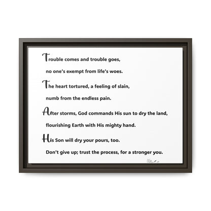 Matte Canvas, Framed (Multi-color)
