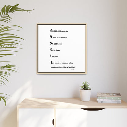 Matte Canvas, Framed (Multi-color)